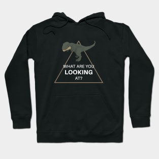 Low Poly T-Rex Dinosaur What are you looking at? Hoodie